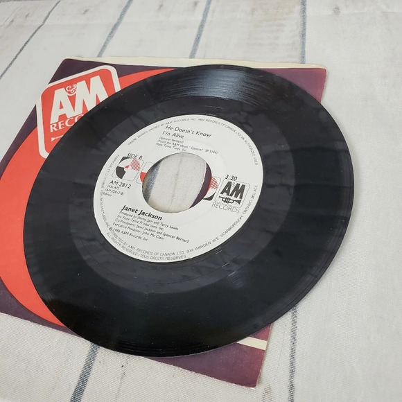 2/$25 Janet Jackson 1986  What Have You Done For Me Lately 45 Vinyl Record - Picture 8 of 8